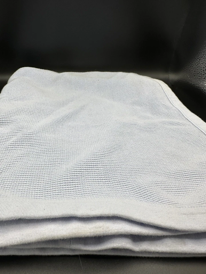 Manta térmica de seguridad para bebé Garanimals Lovey vintage tejido gofre azul claro Foto 3 de 4