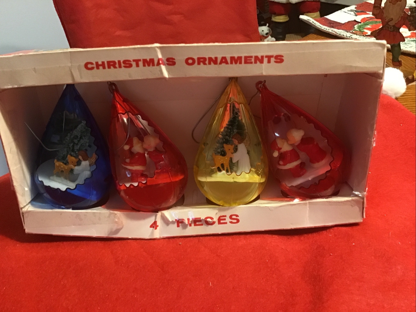 Vintage Christmas Jewel Brite Ornaments eBay