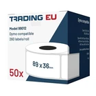 50x Label Compatible with Dymo 99012 36 x 89mm 260 Labels for Coil