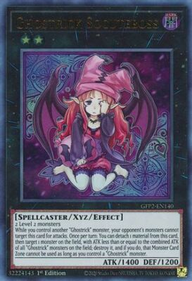 GHOSTRICK SOCUTEBOSS GFP2-EN140 1ST ED YUGIOH GHOSTS 2 (ULTRA, NM)