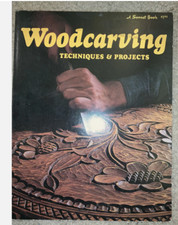 Vintage 1972-Sunset Magazine-Wood Carving Book- Techniques And Projects S/C