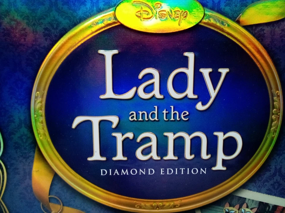 NEW GREAT Lady and the Tramp Diamond Edition Blu Ray DVD Set Disney Movie Club - Image 2 of 4