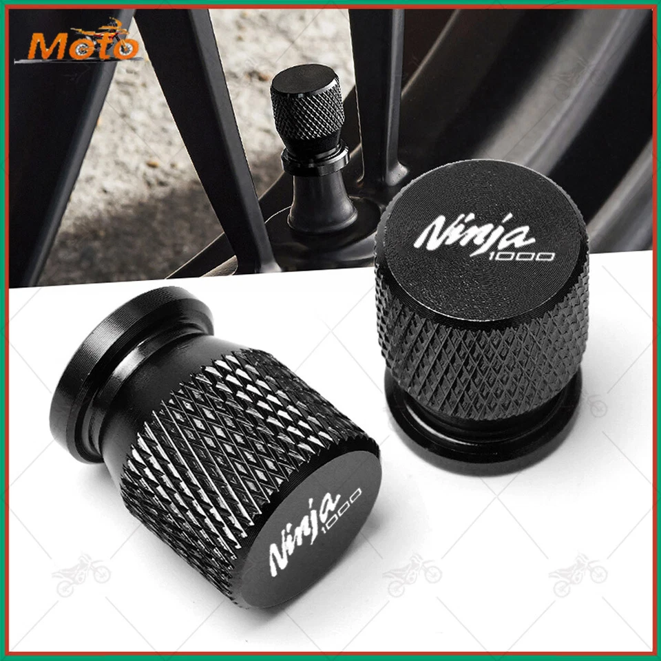 For Kawasaki Ninja 1000 /R 1000SX 2011-UP Accessories Tire Valve Stem Cover Caps - Imagem 2 de 4