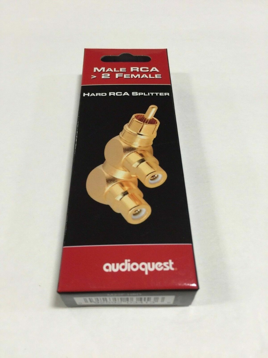 AudioQuest adapter Hard Y Adapter 1 Male to 2 Female RCA's | eBay