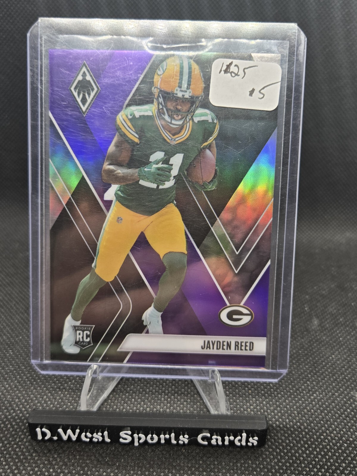 2023 Panini Phoenix - Rookies Purple #111 Jayden Reed /125 (RC)