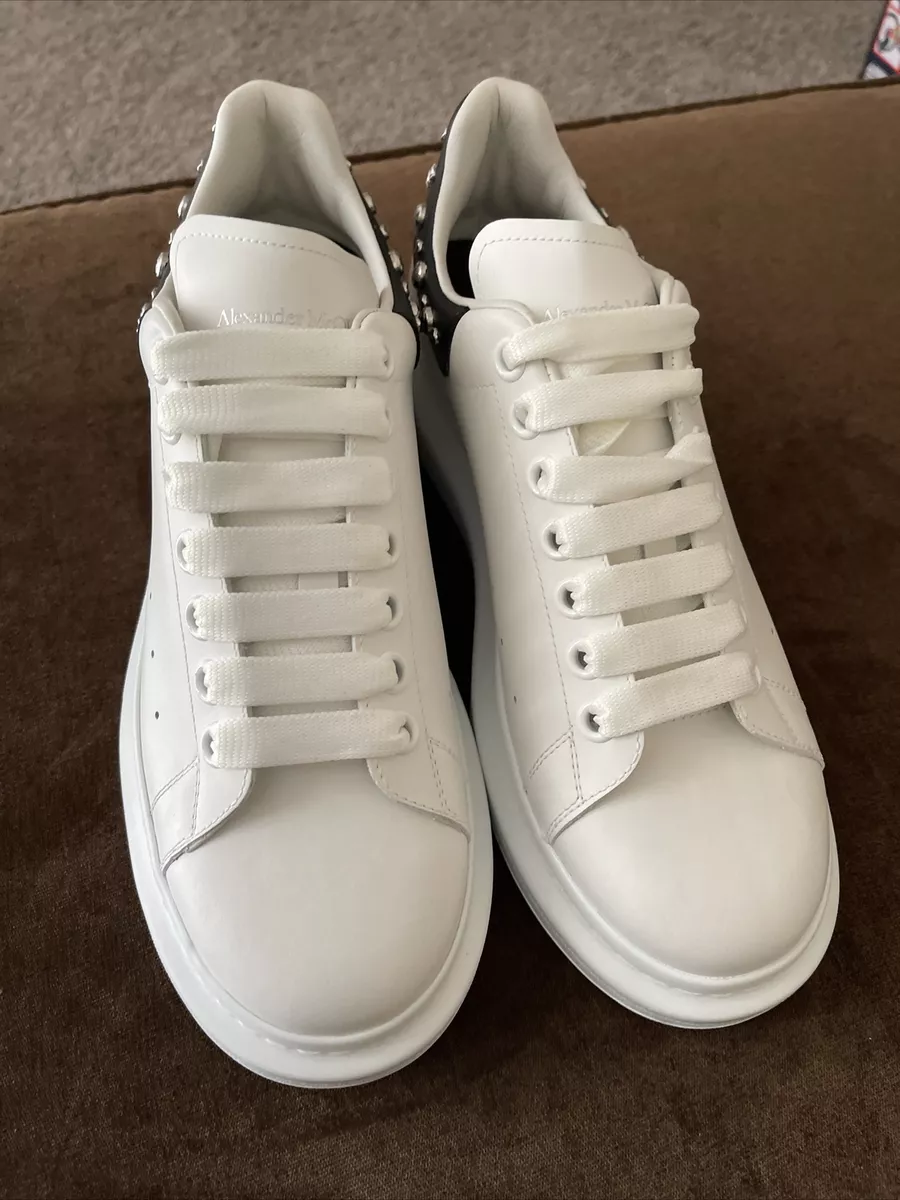 Buy Alexander McQueen Studded Oversized Sneaker 'White Black