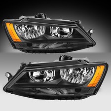 For 2011-2018 Volkswagen Jetta Headlights Headlamps Factory Halogen LH+RH 11-18