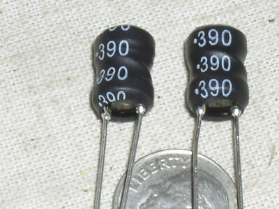 2 BOURNS RLB9012-390KL PC MOUNT 39UH 39 UH 1.85A 390 FERRITE POWER INDUCTOR USA