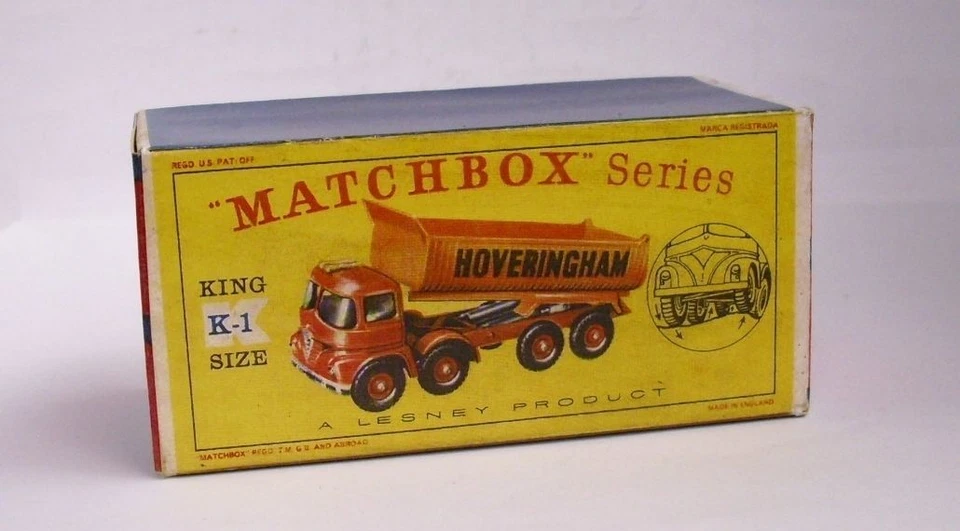 Volquete Hoveringham Repro Box Matchbox King Size K-1