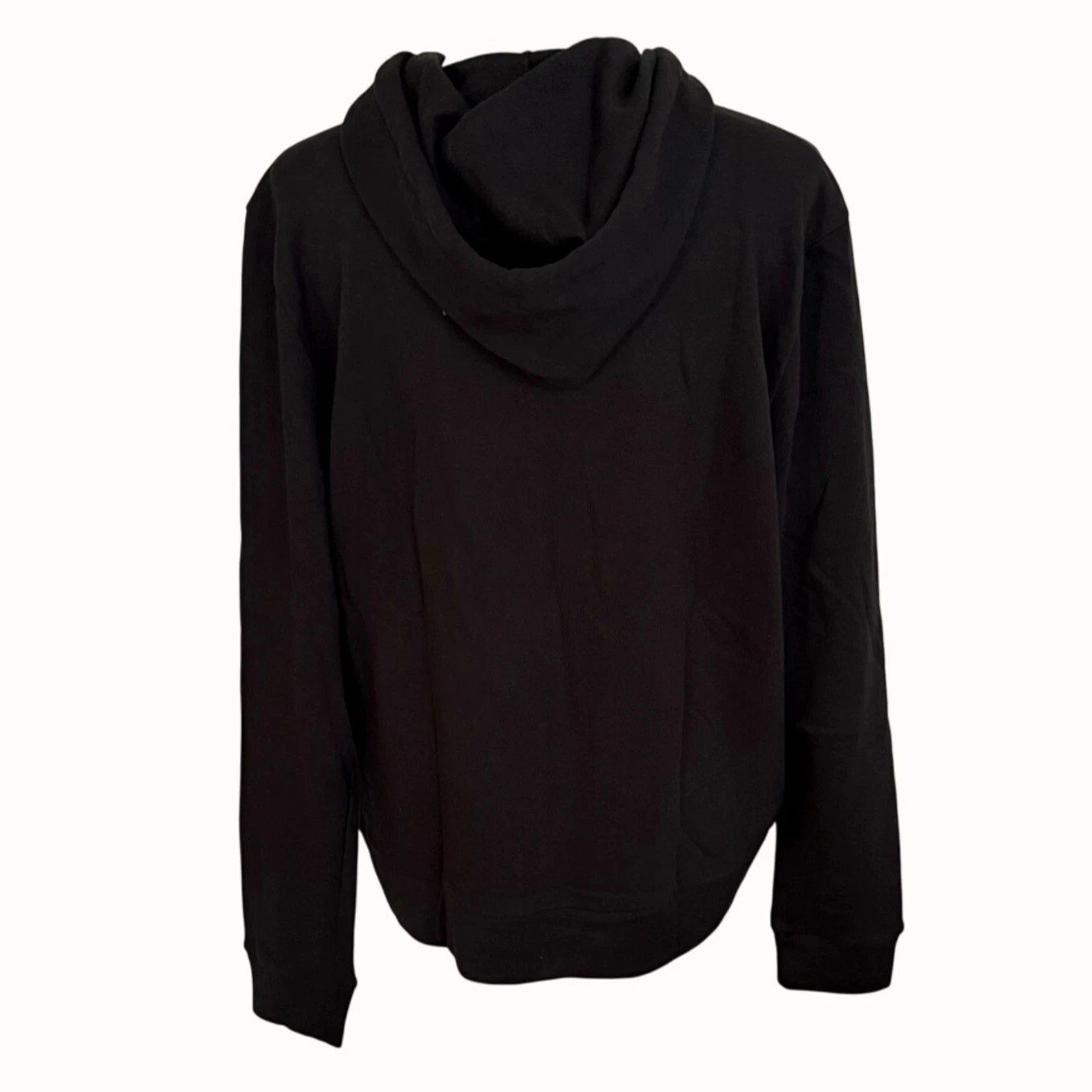 UNDERCOVER Giacca con cappuccio rosa Victorias Secret nera taglia XL lettere arcobaleno zip spellout