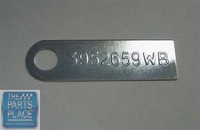 1970 Chevrolet Chevelle M-20 Muncie Transmission Tag - 3952659wb