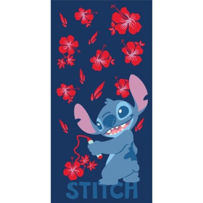 Lilo & Stitch Strandtuch 140x70 cm Weiches & saugfähiges Badehandtuch für Fans