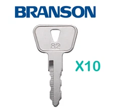 10 For Branson Tractor Ignition Keys Part #TTC5070000A9 #198360-52160