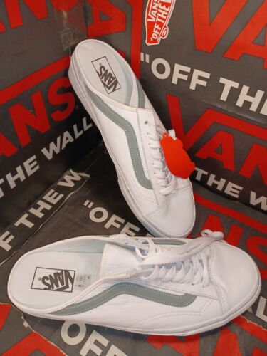 VANS Hombre 12 Estilo 36 Cuero Mula - Verdadero Blanco/Verde Hombre 12 - VN0A7Q5YB9F - Imagen 2 de 12