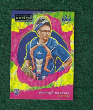 PATRICK MAZEIKA - 2022 PANINI DIAMOND KINGS ARTIST'S PROOF BLUE ROOKIE CARD #158. rookie card picture