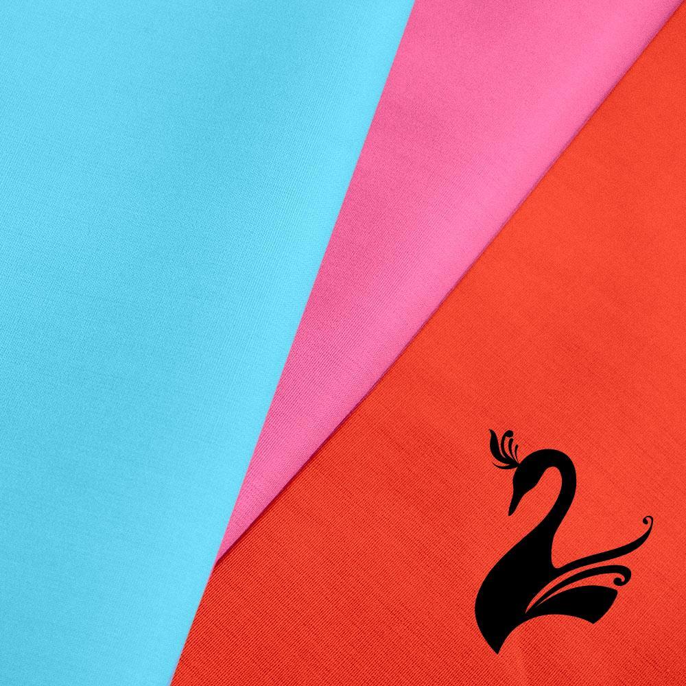 Poplin Cotton Polyester Blend Fabric 112cm Wide Plain Colors Price per Meter