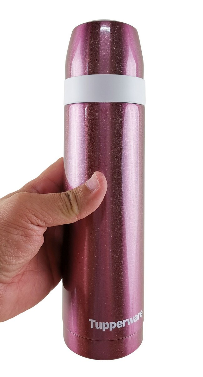 Tupperware Rosegold Thermal Stainless Steel Drinking Water Flask