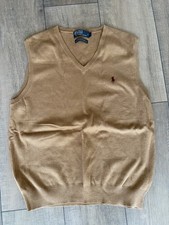 Vintage 00s Polo Ralph Lauren L Large Sweater Vest Men  s Pima Cotton V-Neck