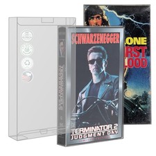 10 Pack VHS Tape Protector Cases for Original Cardboard Sleeves