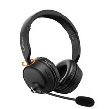 Bluetooth Headset with Microphone, 60 Hrs Working Time Dual Connection Blueto...