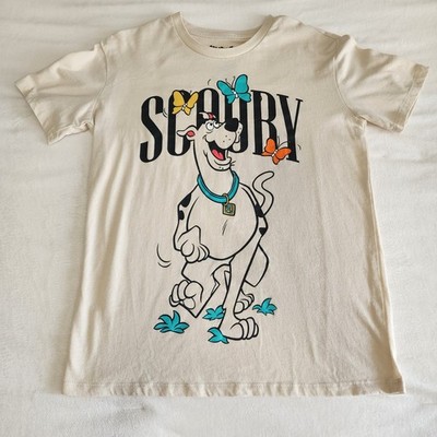 Scooby-Doo Butterfly Graphic T-Shirt Sand/Ivory Isaac Morris Official 2024 | XXS