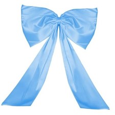 24 x 36 Inches Large Bow Decor,Coquette Room Decor,Giant Bow Room Wall Blue