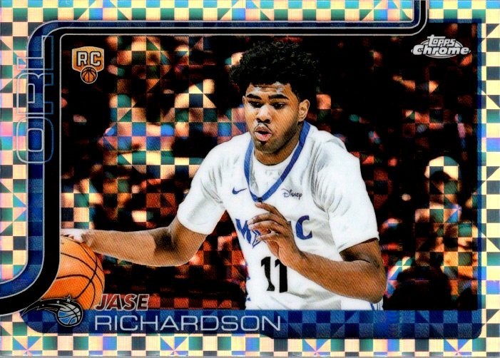 Jase Richardson 2025-26 Topps Chrome X-Fractor Rookie Card #275 - Magic