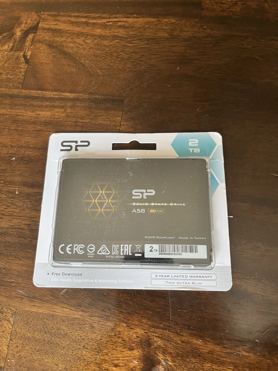 Silicon Power 2TB Storage Capacity Hard Drives (HDD, SSD & NAS
