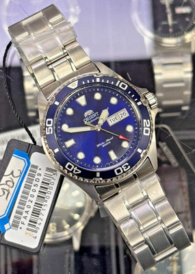 Orient Ray Mako FAA02005D9 Automatik Armbanduhr Herren Neu 41 mm Blau