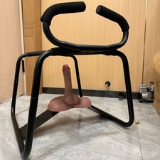 Sex Aid Bouncer Weightless Chair with Lifelike Dildo Love Position Stool Sextoys