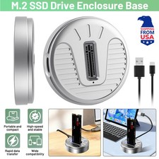 M.2 SSD Enclosure Offline Clone USB-C 3.1 to M.2 NVMe SSD Docking Station 10Gbps
