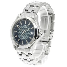 Omega Seamaster Jacques Mayol 2500.80 Automatic Blue Dial 36mm Men's Watch Used