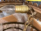 Vintage Brass?  & Crystal Wedding Cake Style Chandelier Lighting — photo 10