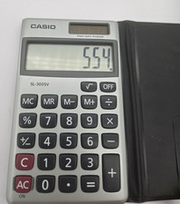 Casio SL-300SV Wallet Style Pocket Solar Calculator, 8 Digit Display