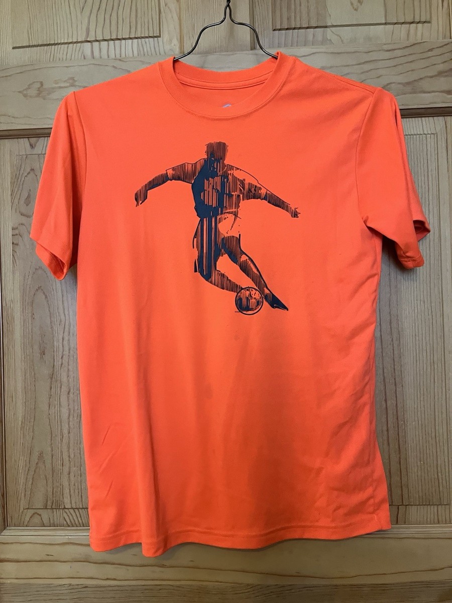 Umbro Soccer Jersey Boys size Large bright Orange EUC | eBay