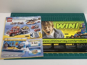 LEGO Creator 3-in-1 7346 - Seaside House Instructions Manual Book Only Beach