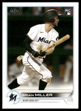 Brian Miller Rookie 2022 Topps Miami Marlins #425