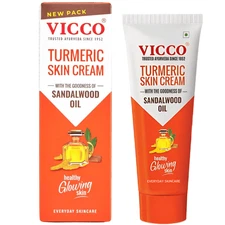 Vicco Turmeric Skin Cream with Sandalwood Oil 70g