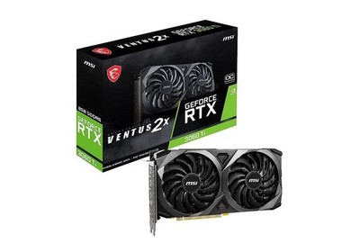 8GB MSI RTX 3060 TI Ventus 2x OC LHR PCI-E RTX 3060 TI Ventus 2x 8G OCV1 LHR