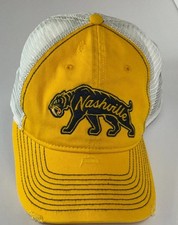 Fanatics Nashville Predators Ice Hockey Trucker Cap Mens One Size Yellow White