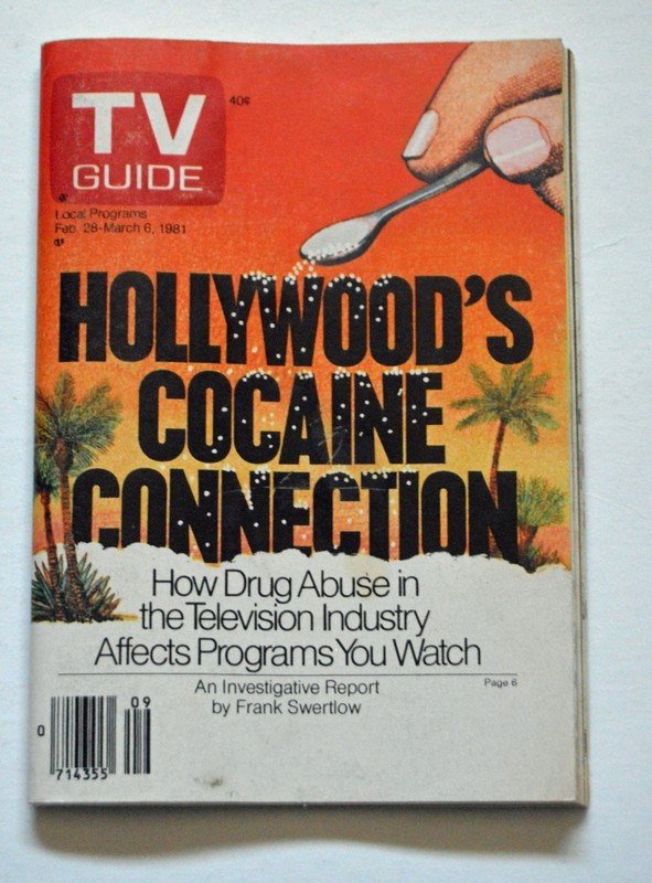'HOLLYWOOD'S COCAINE CONNECTION'- 1981 NEW MEXICO TV Guide - NEAR MINT