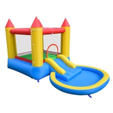Water Slide and Bouncy Area Indoor Outdoor Jumping Castle Blow up