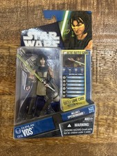 Star Wars The Clone Wars 2010 Quinlan Vos speederboard CW36 action figure Hasbro