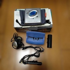 Sony MZ-E505 Portable MD Player Walkman Silver Tested Working Complete Japan