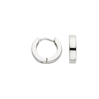 Cem Damen MäDchen Creolen Ohrringe Rhodiniert Poliert 2,5 Mm Breit 925/- Silber