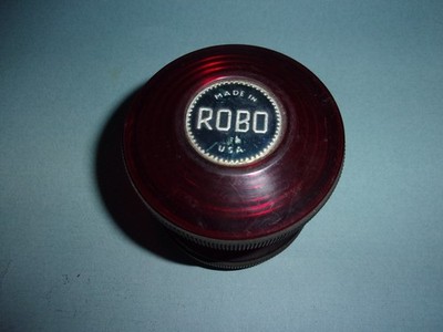 Vintage 1950s Red Lucite Robo Correct Angle Knife Sharpener