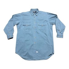Vintage 90s Polo by Ralph Lauren Workwear Men's Button Down Shirt Made in USA