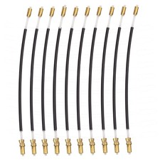 10Pcs 3/4 4/4 Violin Nylon Fiddle Violin Tailpiece Tail Gut Cord with Brass S...