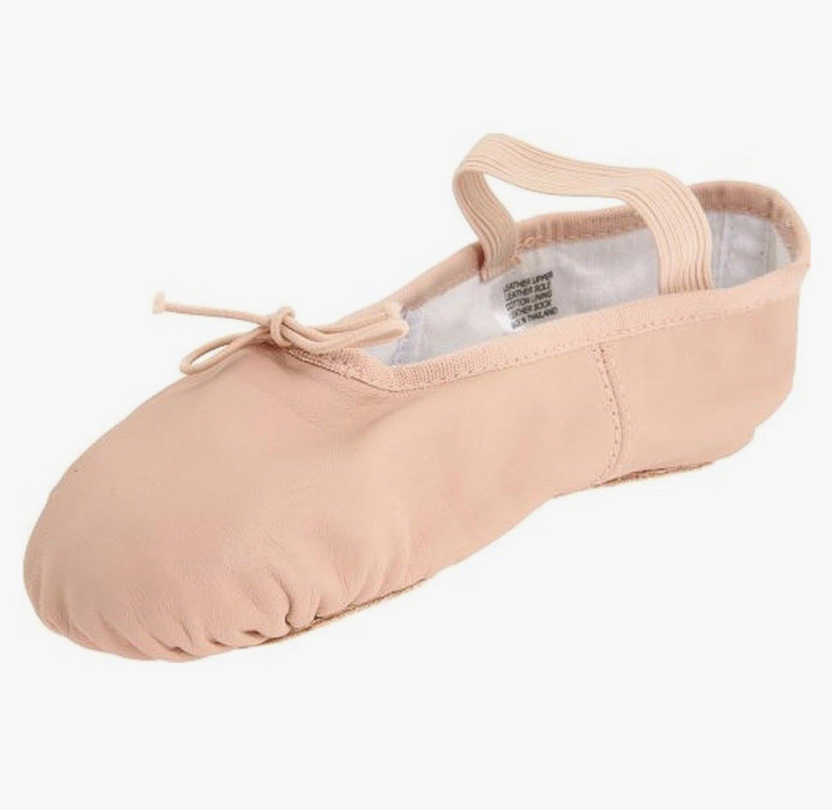SAOLA Bloch SO205L pantofole da ballo in pelle per ragazze taglia 3 rosa suola spaccata scarpe da ballo
