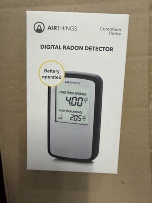 Airthings Corentium Home Digital Radon Gas Detector Brand New